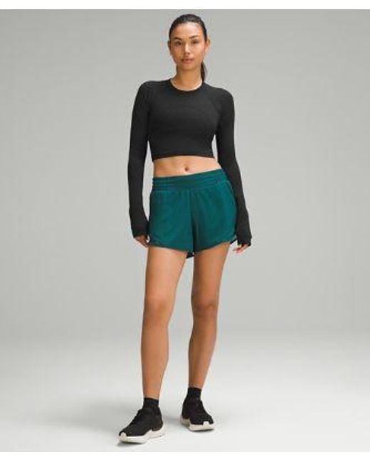 lululemon athletica Green – Swiftly Tech Cropped Long-Sleeve Shirt 2.0 – –