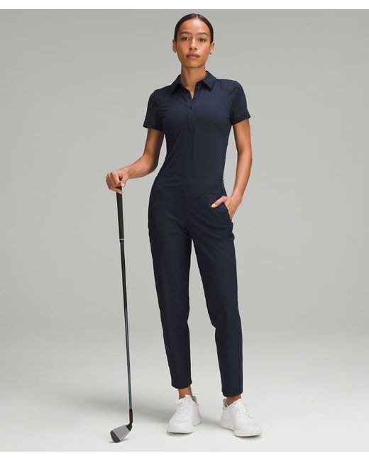lululemon athletica Blue Warpstreme Multi-pocket Mid-rise Golf Pants 28"