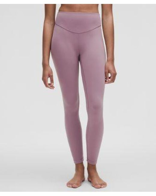 lululemon athletica Purple Wunder Under Smoothcover High-Rise Tight 25"