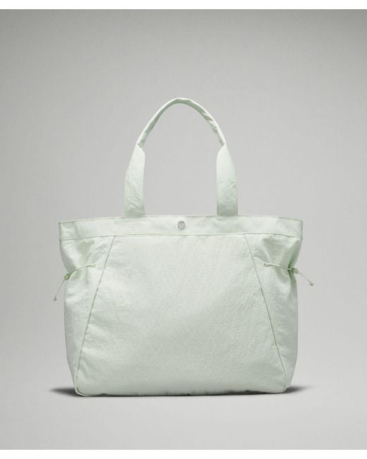 lululemon athletica Gray Side-cinch Shopper Bag 18l