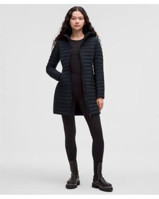 lululemon athletica Black Pack It Down Long Jacket