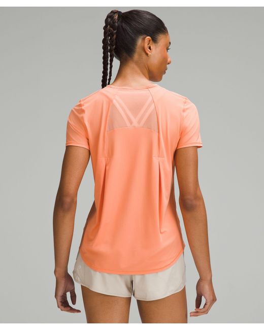 lululemon athletica Orange Sculpt Short-sleeve Shirt