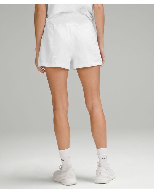 lululemon athletica White Dance Studio High-rise Shorts 3.5"