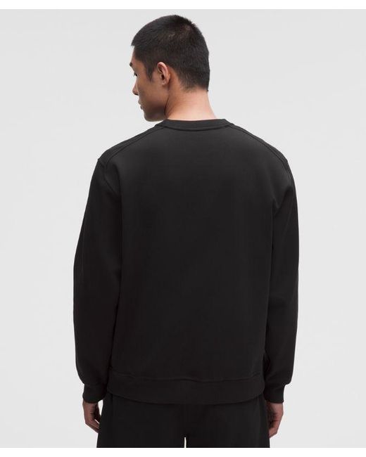 lululemon athletica Black Grand Standard Long-Sleeve Crew for men