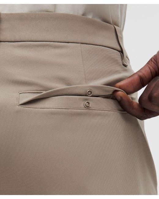 lululemon athletica Blue – Abc Classic-Fit Trousers 32L Warpstreme – /Khaki – Size 12 for men