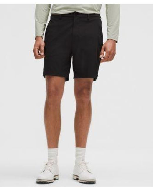lululemon athletica Black Abc Classic-Fit Golf Short 7" for men
