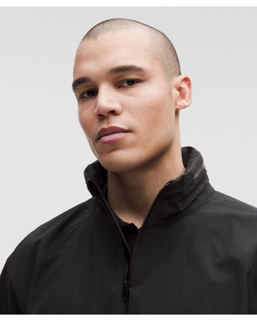 lululemon athletica Black Waterproof Golf Jacket for men