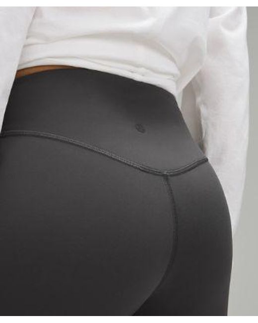 lululemon athletica Black Wunder Under Smoothcover High-Rise Tight 25"