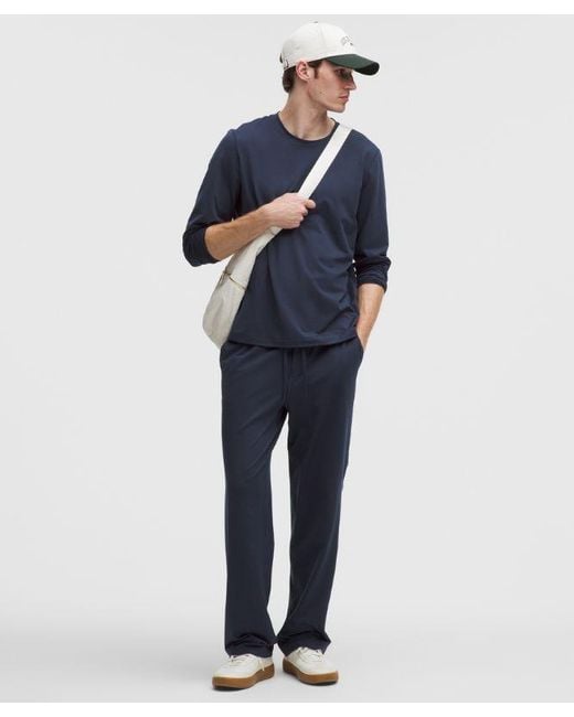 lululemon athletica Blue Soft Jersey Classic-Fit Pant for men