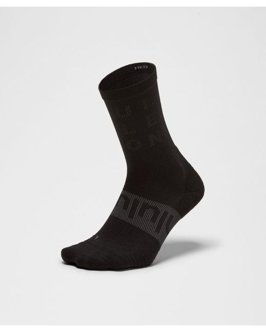 lululemon athletica Black Power Stride Crew Socks