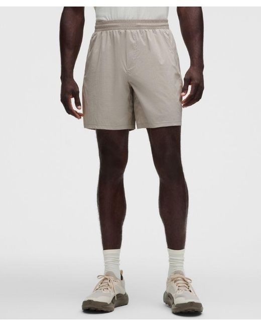 lululemon athletica Gray – Pace Breaker Linerless Shorts Glyde – 7" – – Size Large for men