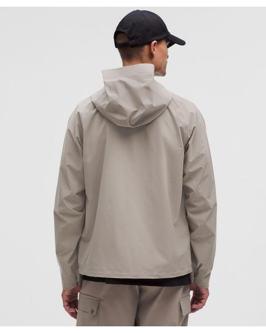 lululemon athletica Gray Stretch Glyde Waterproof Jacket for men