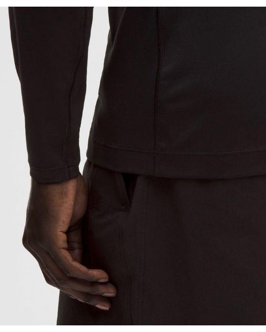lululemon athletica Black Mockneck Long-Sleeve Golf Base Layer for men