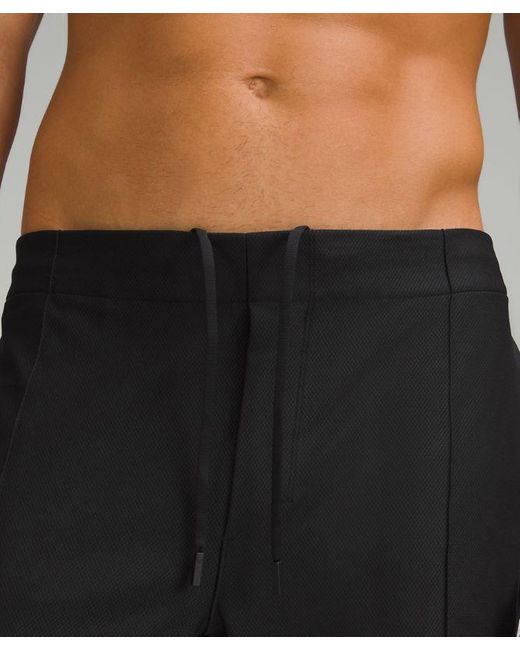 lululemon athletica Black Knit Training Pants for men