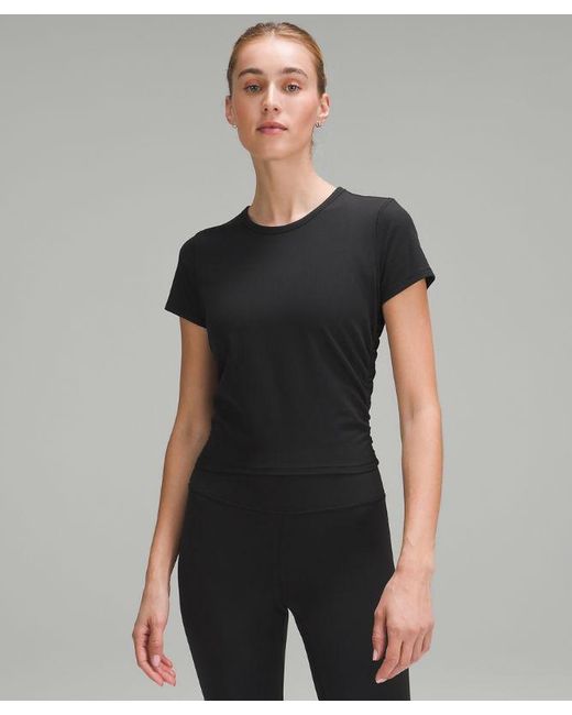 lululemon athletica All It Takes Ribbed Nulu T-shirt - Color Black - Size 0