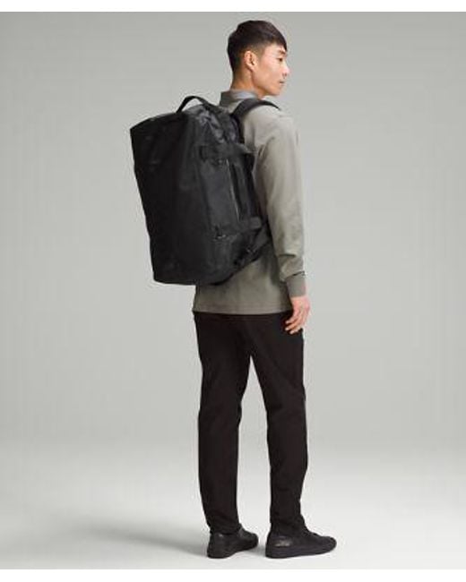 lululemon athletica 2-in-1 Travel Duffle Backpack 45l - Color Black