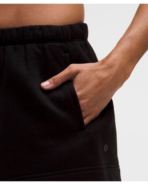lululemon athletica Black Steady State Superloft Short 3.5"