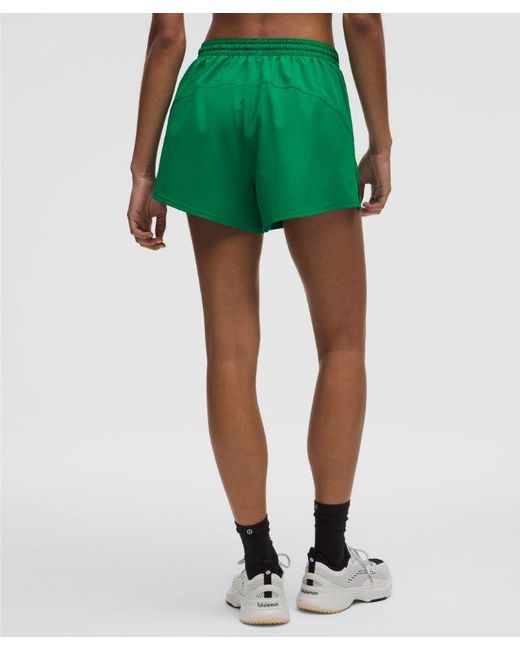 lululemon athletica Green Court Rival High-Rise Short 3"
