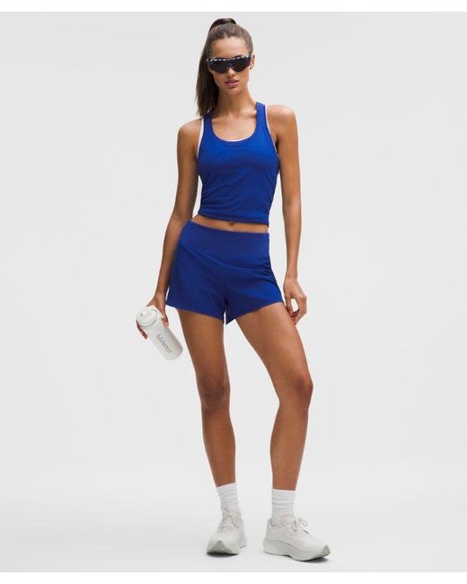 lululemon athletica Blue – Swiftly Tech Racerback Tank Top 2.0 Waist Length – – Size 18