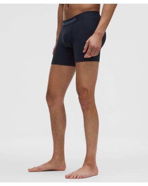 lululemon athletica Blue Soft Stretch Active Boxer Brief 5" for men