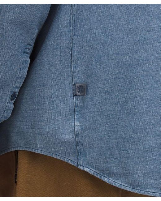 lululemon athletica Commission Long-sleeve Shirt - Color Blue - Size L for men