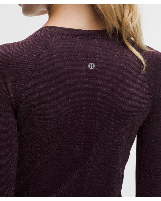 lululemon athletica Purple Swiftly Tech Long-Sleeve Shirt 2.Waist Length