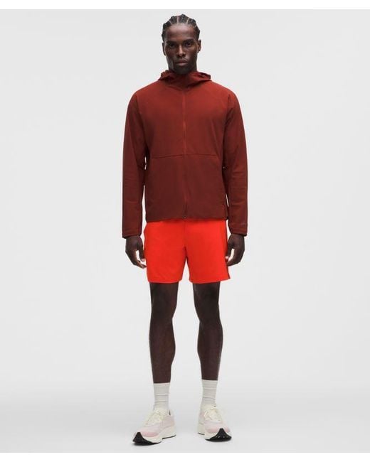 lululemon athletica Red – Pace Breaker Linerless Shorts – 7" – – Size Large for men