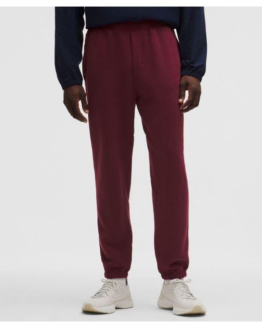 lululemon athletica Blue – Steady State Classic-Fit Joggers Regular – Color Burgundy/ – Size Large for men