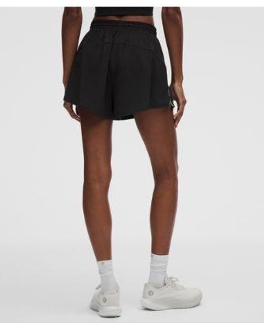 lululemon athletica Black Court Rival High-Rise Short 3"