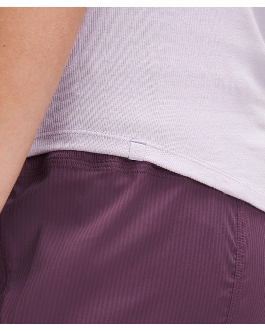 lululemon athletica Purple Hold Tight Short-sleeve Shirt