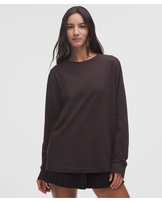 lululemon Women's All Yours Organic Cotton Long-Sleeve Shirt