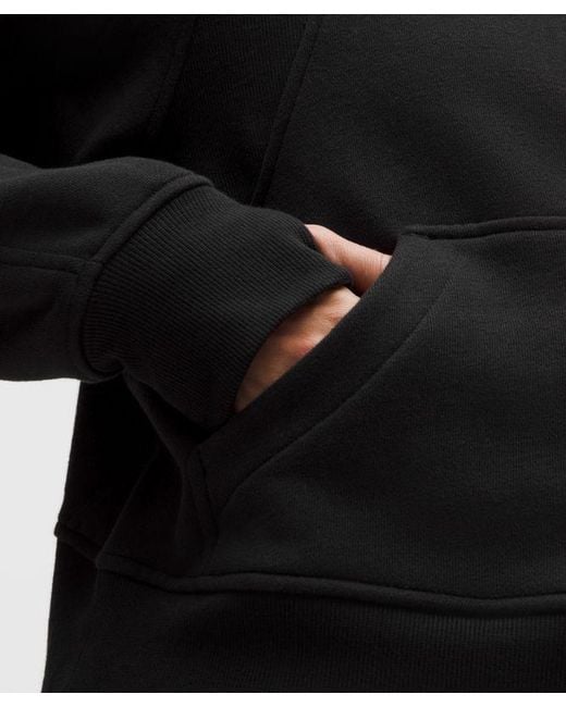 lululemon athletica Black Scuba Oversized Full-Zip Hoodie