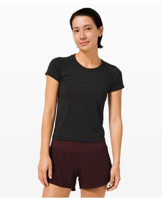 lululemon athletica Black – Swiftly Tech Short-Sleeve Shirt 2.0 Race Length – –