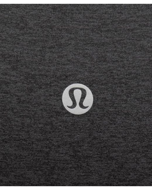 lululemon athletica Black Softy Suedey Crewneck Cropped Tank Top
