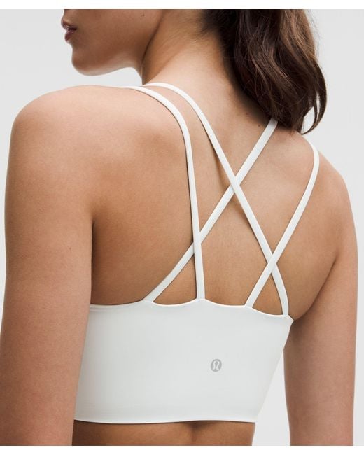 lululemon athletica Green – Like A Cloud Longline Sports Bra Light Support, B/C Cup – – Size 14