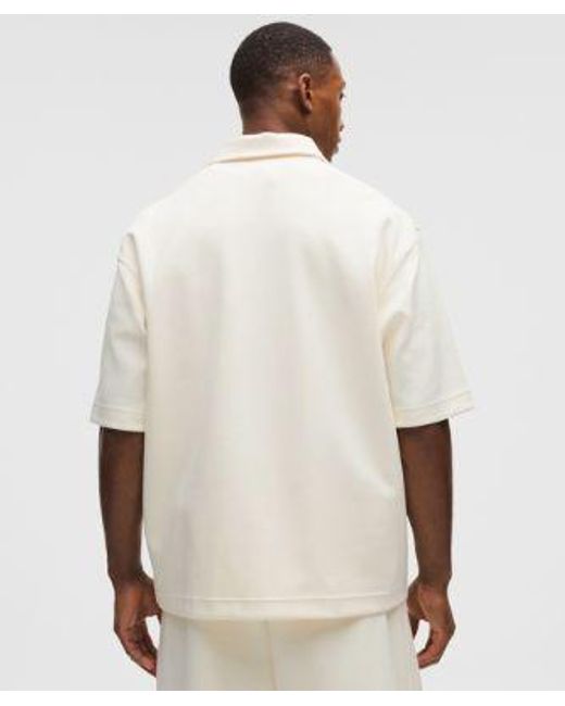 lululemon athletica Natural Grand Standard Short-Sleeve Polo for men