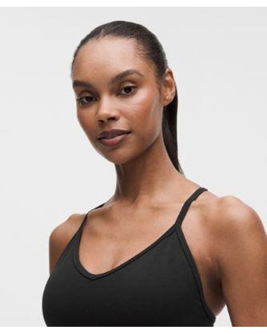 lululemon athletica Black Ebb To Street Bra