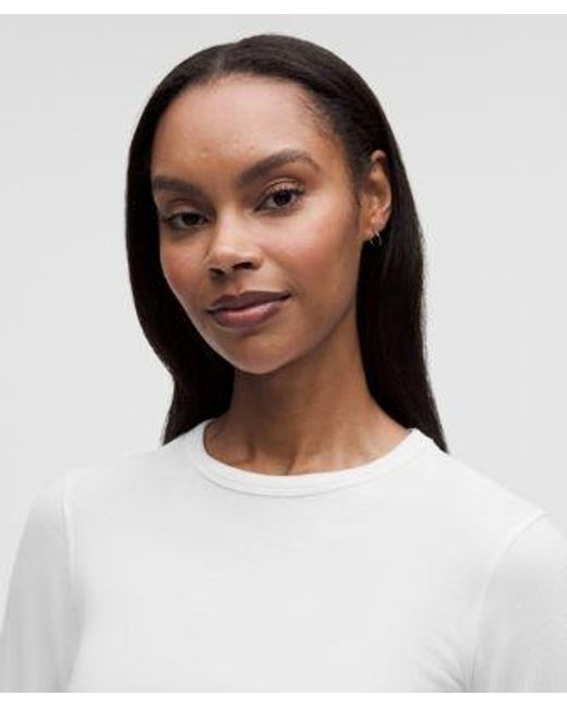 lululemon athletica Hold Tight Long-sleeve Shirt - Color White - Size 10