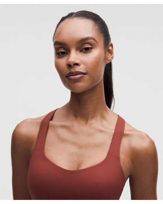 lululemon athletica Red – Like A Cloud Train Sports Bra Medium Support, B/C Cup – – Size 16
