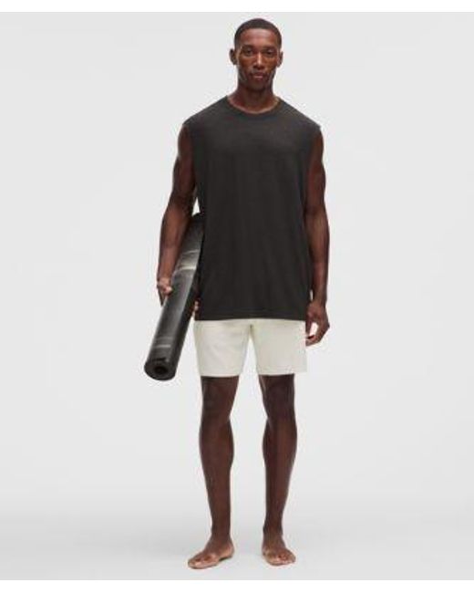 lululemon athletica Black – Nulu Classic-Fit Yoga Shorts – 7" – – Size Large for men