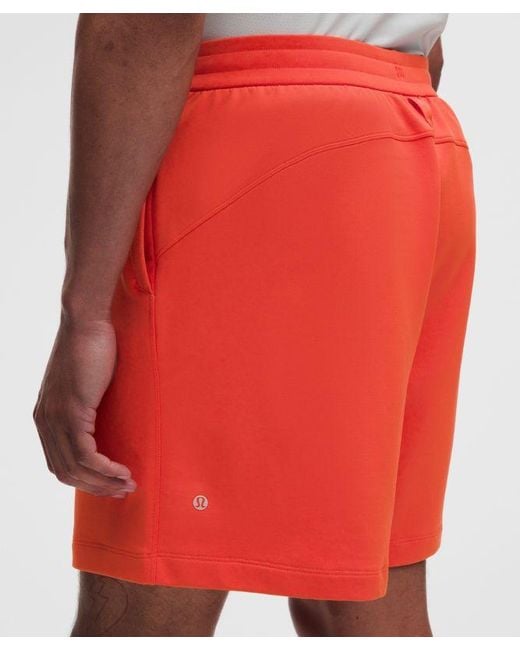 lululemon athletica Red Warm-Up Unlined Gym Short 7" for men