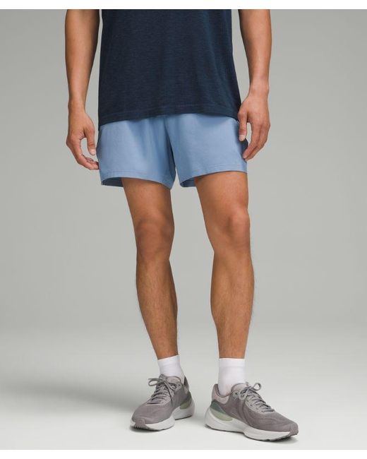 lululemon athletica Blue – 'Pace Breaker Linerless Shorts – 5" – /Pastel – for men