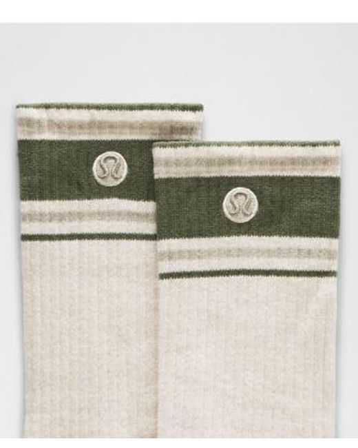 lululemon athletica White Daily Essential Crew Socks