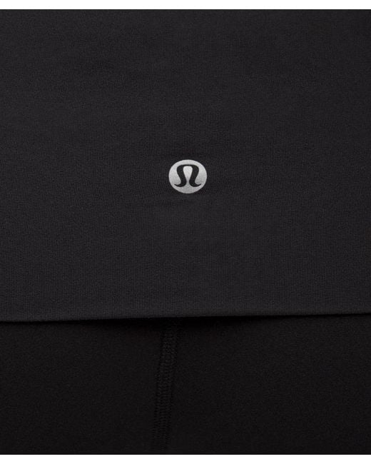 lululemon athletica Black Groove Nulu Foldover-Waist Flared Pant