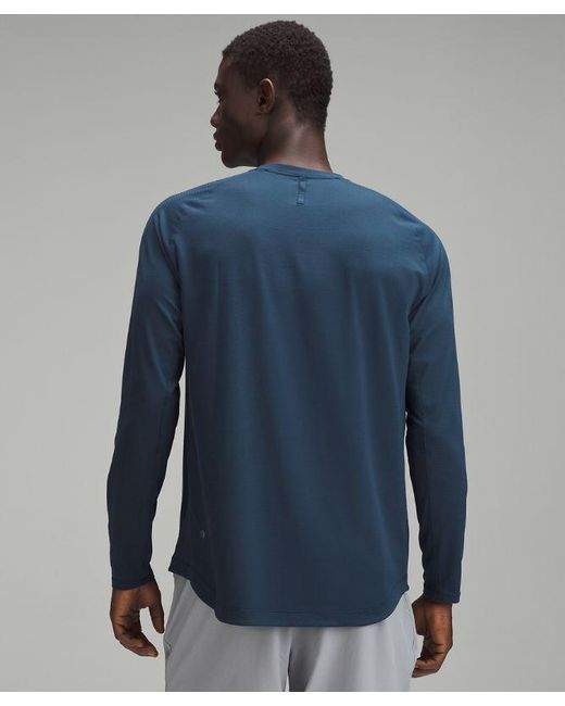 lululemon athletica Blue – License To Train Long-Sleeve Shirt – – for men