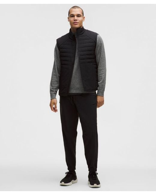 lululemon athletica Gray – Engineered Warmth Half Zip Sweatshirt – – Size Large for men