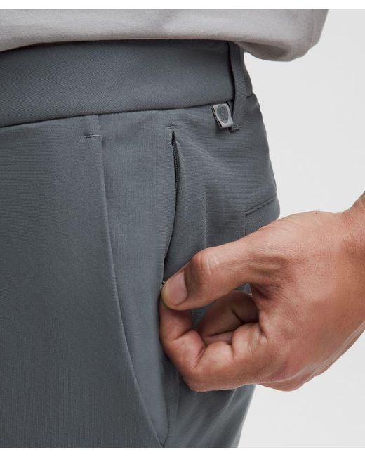 lululemon athletica Gray – Abc Slim-Fit Trousers 37L Warpstreme – – Size 12 for men