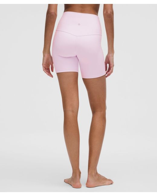 lululemon athletica Pink Align High-Rise Short 6"