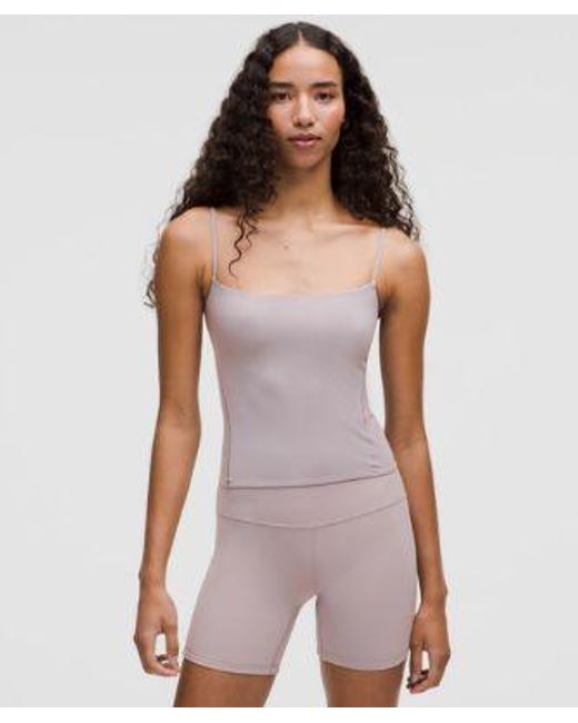 lululemon athletica Purple – Wundermost Ultra-Soft Nulu Spaghetti-Strap Adjustable Cami – – Size Large