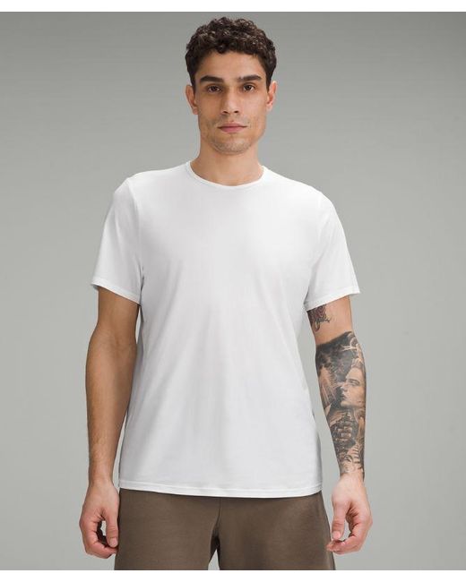 lululemon athletica Gray – Ultra-Soft Nulu Short-Sleeve T-Shirt – – for men